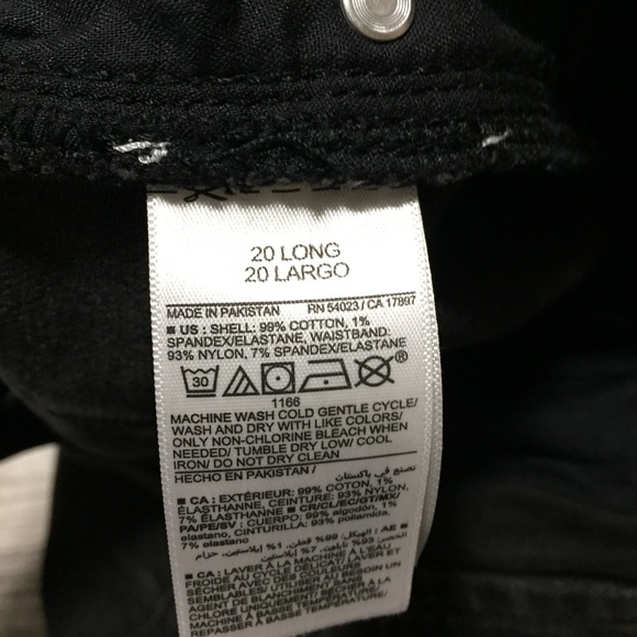 Old Navy Maternity Jeans Women’s 20 Tall Gray Black (Inseam 31) - Picture 4 of 6